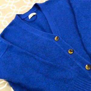 Oversized blue urban outfitters cardigan, size XS